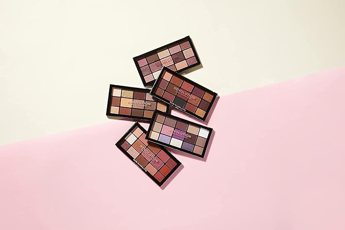 Revolution, Reloaded Eyeshadow Palette, Highly Pigmented, Matte & Shimmer Finishes, 15 Shades, Iconic 3.0, 0.58 Oz