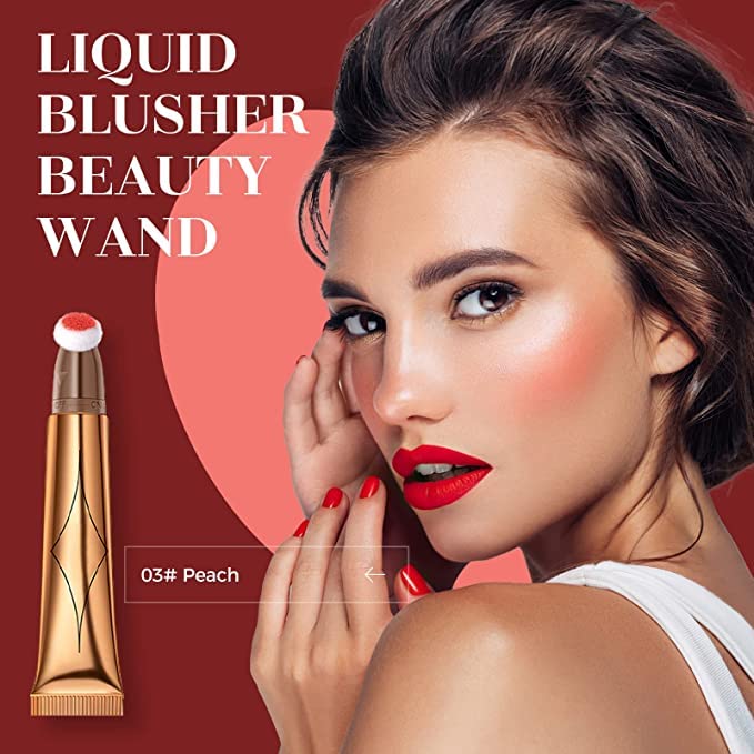 Blush Dreams Contour Beauty Wand, Liquid Face Concealer blush+Contour+Silver Highlighter)