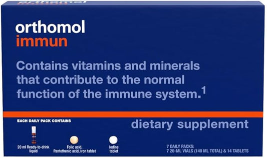 Orthomol Immun Vial, Immune Support Liquid Supply,