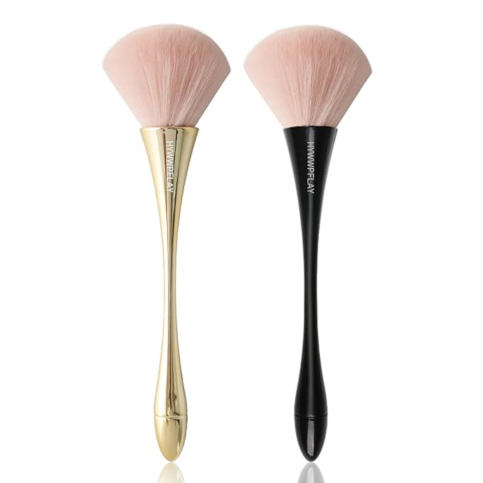 2Pcs Nail Dust Brush Acrylic