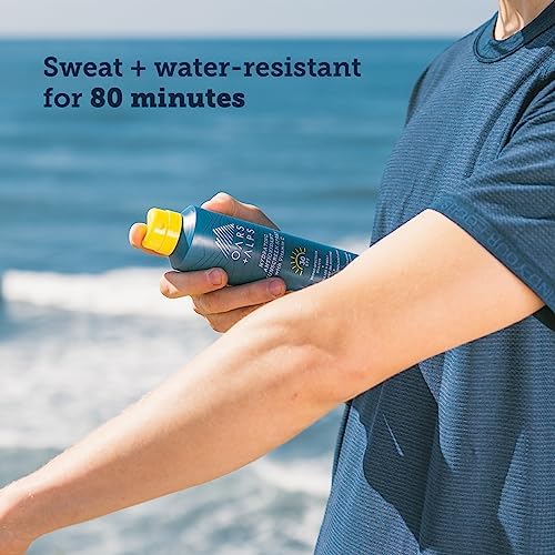 Oars + Alps Hydrating SPF 50 Sunscreen Spray, Infused with Vitamin C and Antioxidants, Water and Sweat Resistant, 6 Oz, 2 Pack