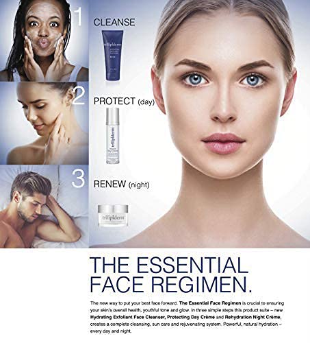 Trilipiderm Protective Day Crème, Broad Spectrum SPF 30 – Lightweight, Fast-Absorbing Moisturizing Sunscreen Protects while helps boost collagen and fight free radical damage