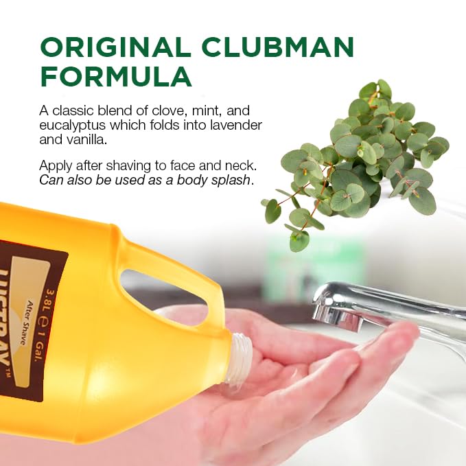 Clubman Lustray Spice After Shave, 1 Gallon
