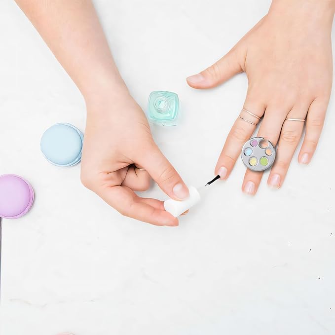 4 Pack Mini Nail Paint Art Palette Finger