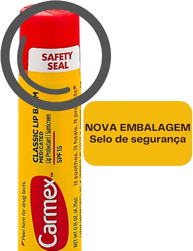 Carmex Everyday Protecting Lip Balm Stick, Original