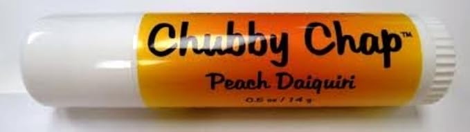 Three (3x) Large Jumbo Chapstick Natural Chapstick - 1/2 Ounce Lip Balm (Peach Daiquiri)