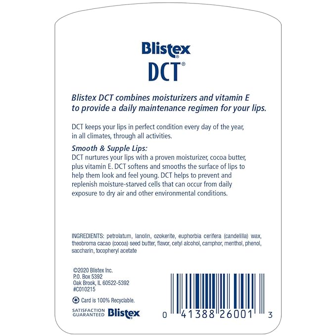 Blistex DCT Daily Conditioning Treatment, 0.25