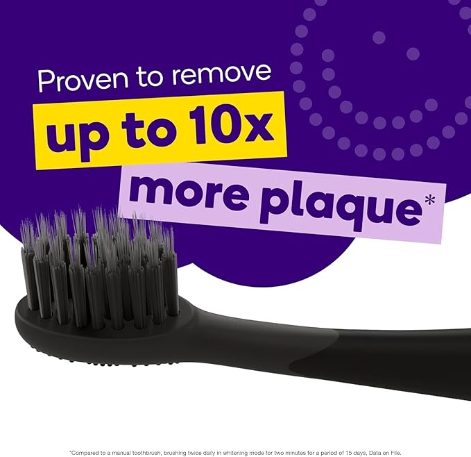 BURST Pro Sonic Electric Toothbrush Genuine Replacement Heads (Rose Gold/3 Pack) | Soft Bristles for Deep Clean, Stain & Plaque Removal