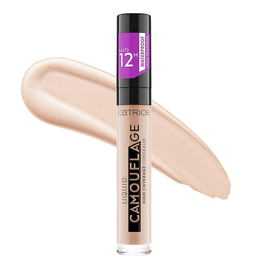 Catrice | Liquid Camouflage High Coverage Concealer | Ultra Long Lasting Concealer | Oil & Paraben Free | Cruelty Free (007 | Natural Rose)