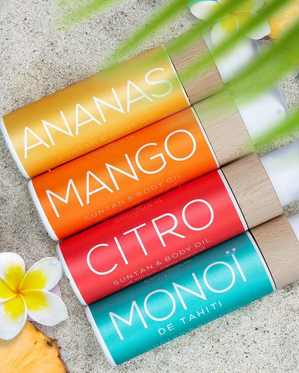 COCOSOLIS MONOI Tanning Accelerator - Organic Tanning Oil with Vitamin E & Monoi de Tahiti Oil for a Fast Intensive Tan - Tanning Enhancer for a Chocolate Tan - Nourishing Body Lotion (3.72)