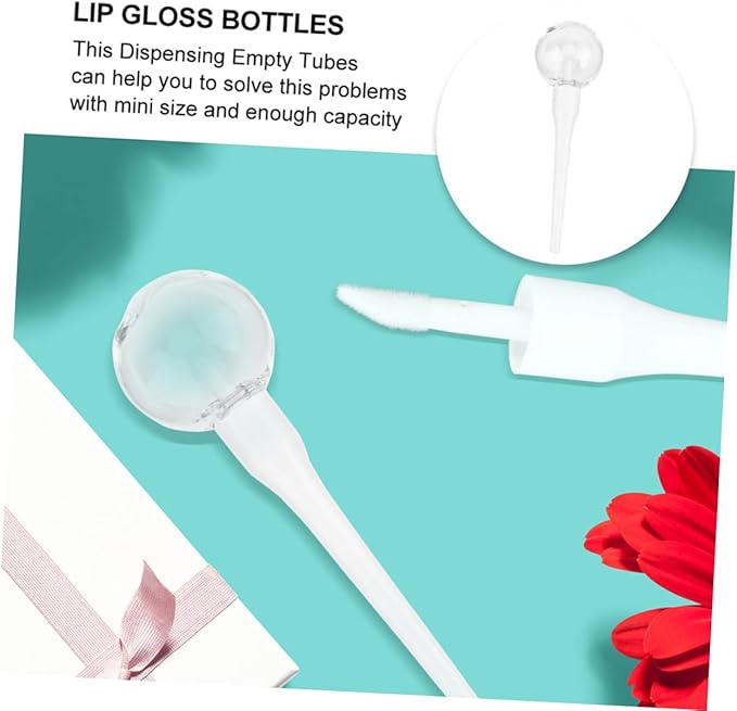 20pcs refill empty lip tubes lollipop shaped lip gloss containers lip gloss tube Organizer printable empty bottle lip container small clear container lipstick