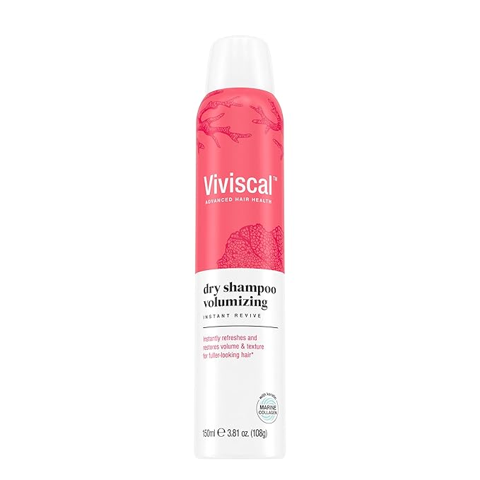 Viviscal Volumizing Dry Shampoo, Refresh Hair and Absorb Oil Between Washes, Waterless Shampoo for Added Hair Texture and Body, 150ml