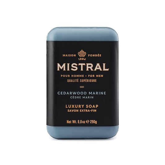 Mistral Bar Soap, Cedarwood Marine, Large