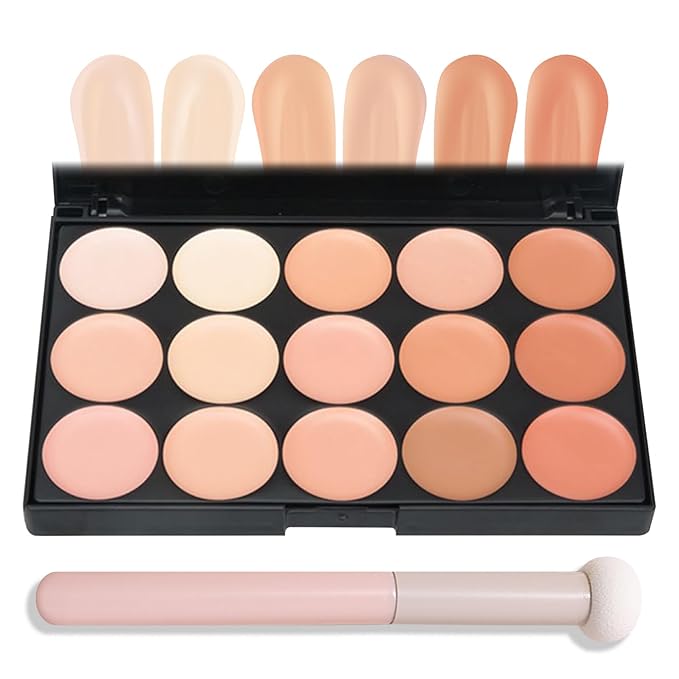 15 Colors Correcting Concealer Contour Palette,Cream Contour Makeup