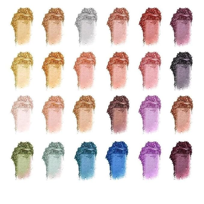 24 Shade Eyeshadow Palette - Festive Luxury Vibrant Bold Full-Color Pigment Long Lasting Matte Shimmer Eye shadow Palette (Marrakech)