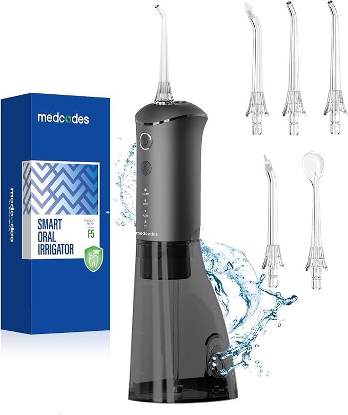Water Flosser Cordless for Teeth - Dental Cleaning 10oz
