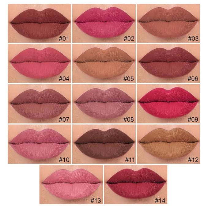 2Pcs Longwear Liquid Lip Liner Stain Marker Pen Set Long Lasting Waterproof, Mauve Dusty Pink Red Matte Permanent 24 Hour Lip Liner and Lipstick Combo, Color Stay Lipliner All Day, Lip Stains peel off