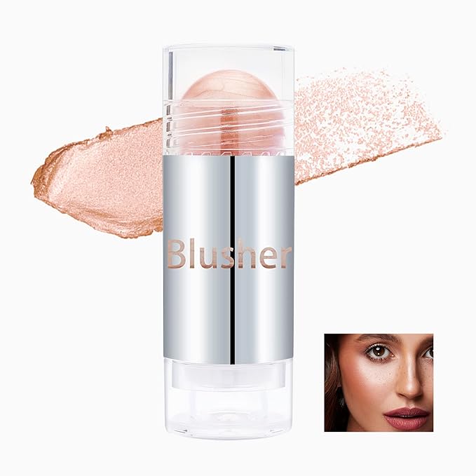 Boobeen Blush Stick Highlighter Makeup Stick Matte Contour & Natural