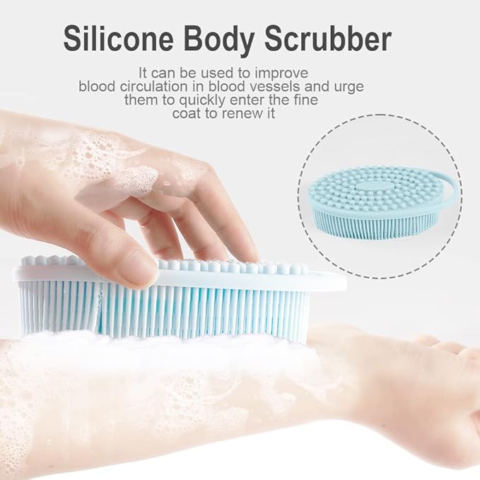 Soft silicone body scrubber 2