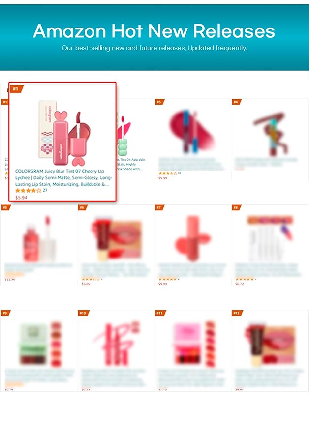 COLORGRAM Juicy Blur Tint 03 Class Oz.)