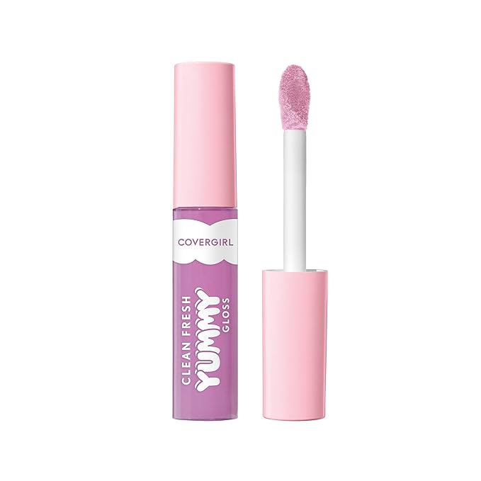 COVERGIRL Clean Fresh Yummy Gloss – Lip Gloss, Sheer, Natural Scents, Vegan Formula - Laugh-vender
