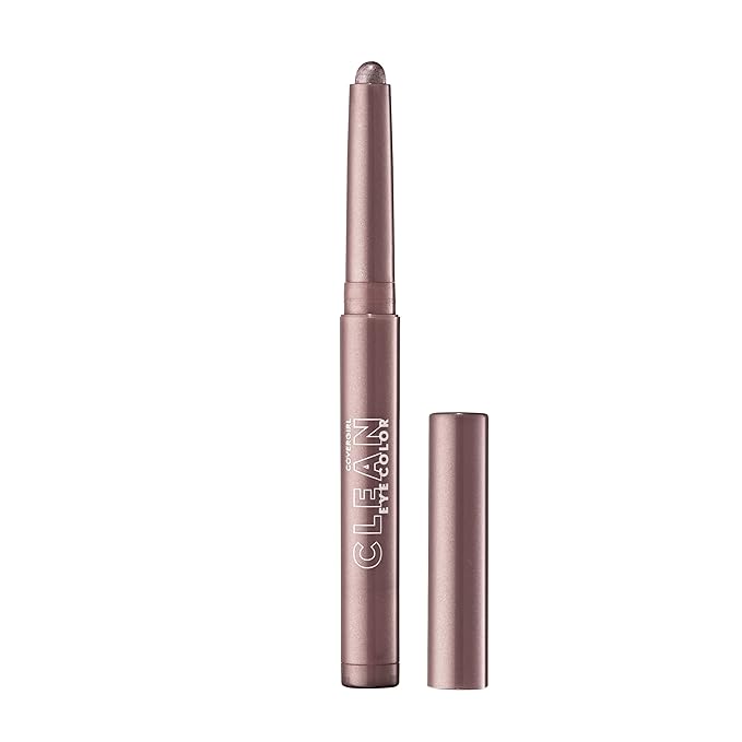 Covergirl Clean Eye Color, French Violet, Eyeshadow Sticks, Ultra Creamy Formula, Lightweight, Buildable Formula, Lasts All Day, Smudge-Proof, 0.05oz
