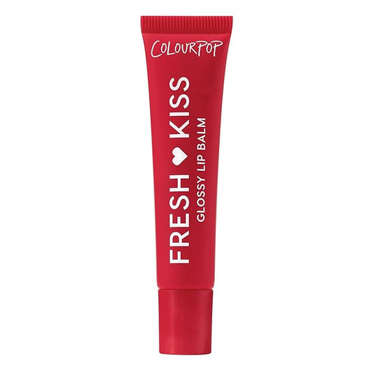ColourPop Fresh Kiss Glossy Lip Balm - Hydrating Lip Care Enriched with Peptides, Hyaluronic Acid, Shea Butter & Vitamin E for an Ultra-Cushiony Formula - Cherry Glaze (0.49 oz)