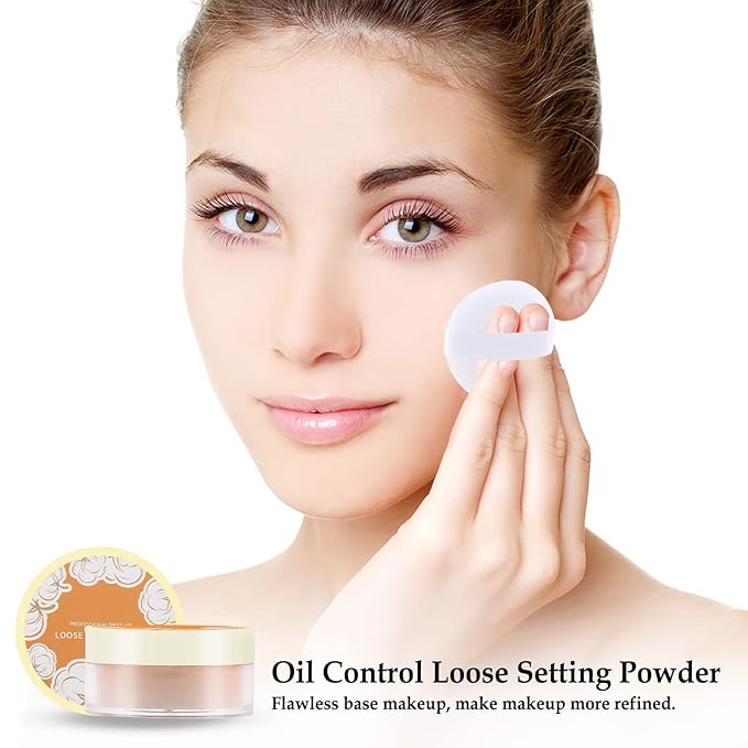 Boobeen Loose Face Powder Translucent Setting Powder Oil