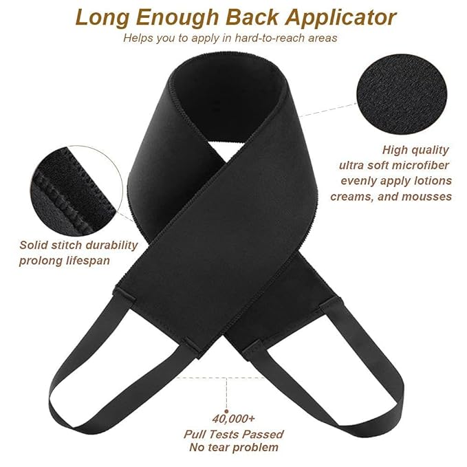 Self Tanning Mitt Applicator- Tanning Mitts Self Tanner Mitt Applicator Self Tanning Glove for Self Tan Mitt Self Tanner Mit, No Slide Off Self Tanner Glove Spray Tan Mitt Soft Self Tan Mit