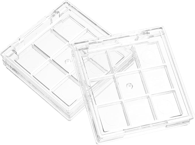 2pcs Empty Lipstick Palette Clear Lipstick Case Mini