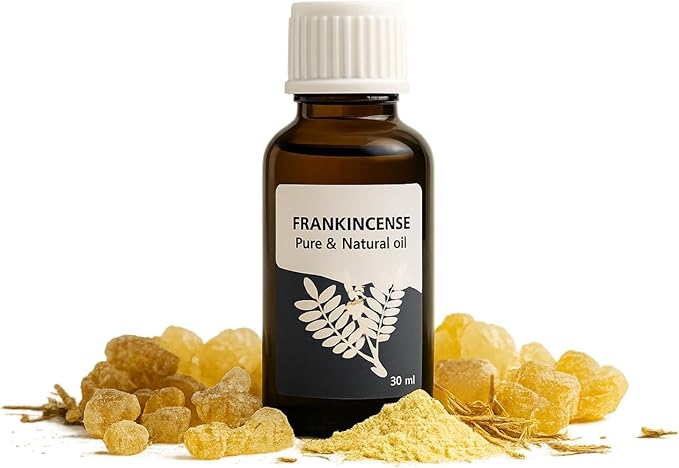 Roots & Above Pure Natural Frankincense Oil 1.01 oz/30ml for Diffusers, Hair, Skin Care, Face, Body, Massages & Soap and Candle Making