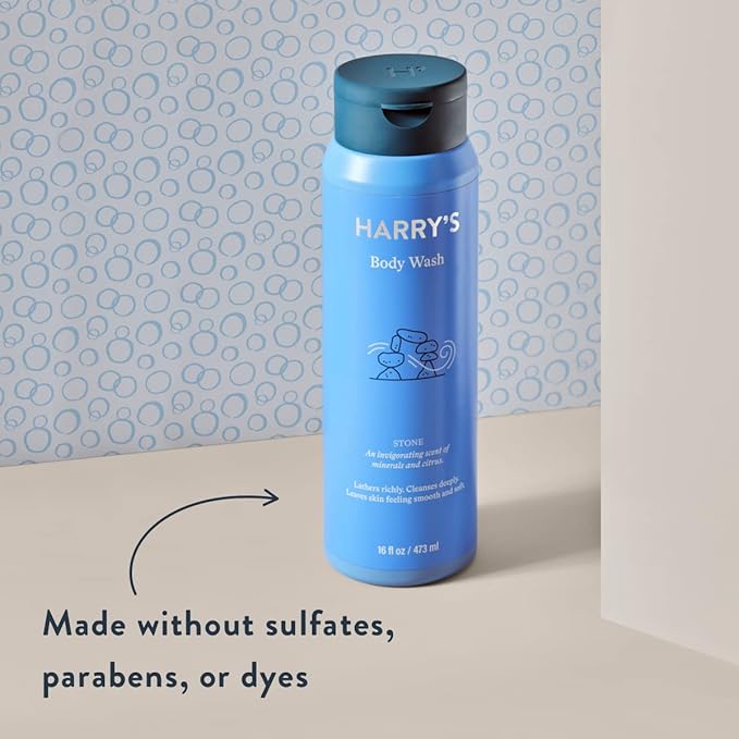 Harry's Men's Body Wash - Body Wash for Men - Variety Pack - 16 Fl oz , Pack of 4 (Packaging May Vary)