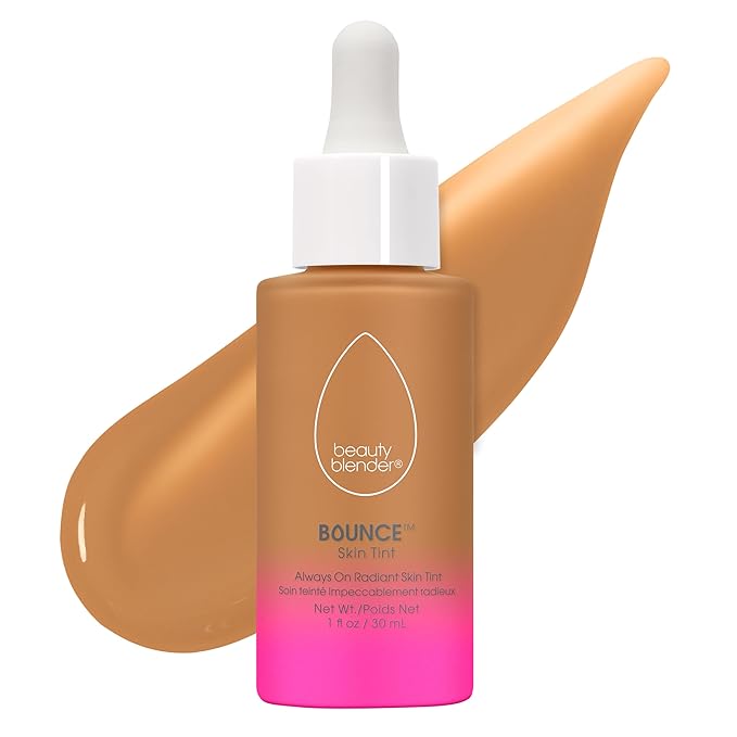 Beautyblender 12-Hour Always on Radiant Skin Tint, Breathable Serum Foundation Stays Put for All Day Long Wear, Infused with Hyaluronic Acid & Niacinamide, Deep 1