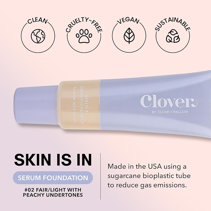 Clover Skin Is In Serum Foundation | Hydrating 30 ml