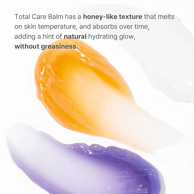 Total Care Balm Variety Pack - Berry Burst, Peachy Pleasure, CocoNutty Nourishing Multi-Balm with Vitamin E for Moisturizing Lips, Nails, Elbows and Dry Skin (3 pc)