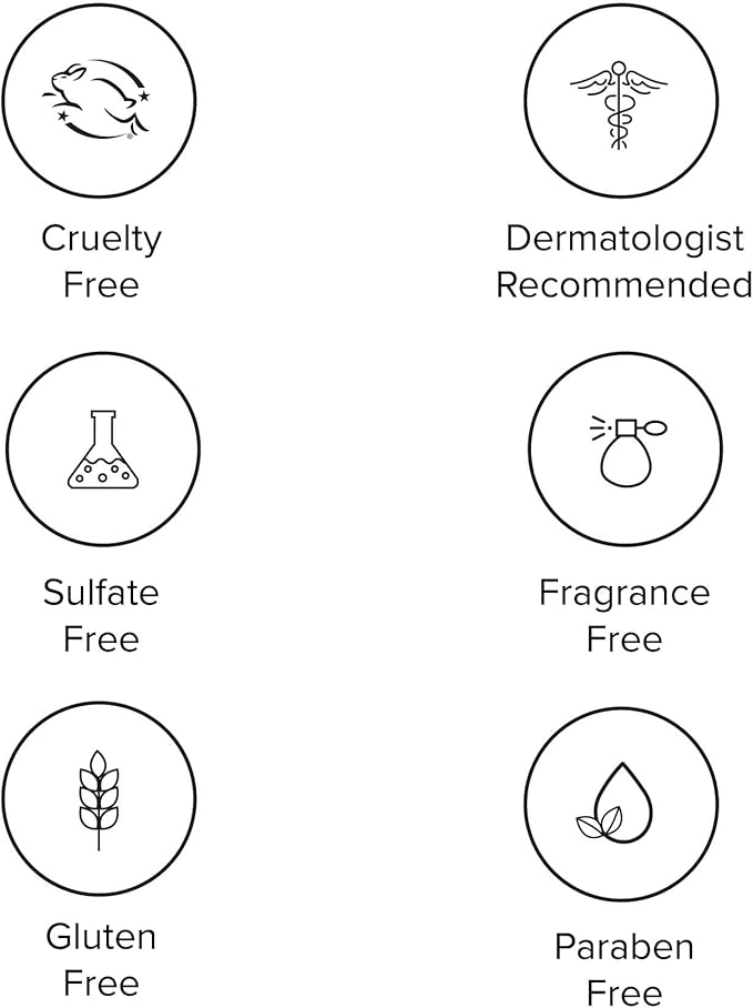 DRMTLGY Essential Facial Cleanser - Gentle Face Cleanser and Face Wash for Women and Men with Anti-Aging Peptides & Hyaluronic Acid. 6.9 fl oz