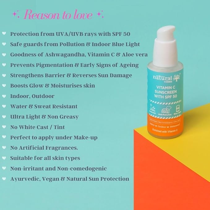Natural Vibes Vitamin C Sunscreen