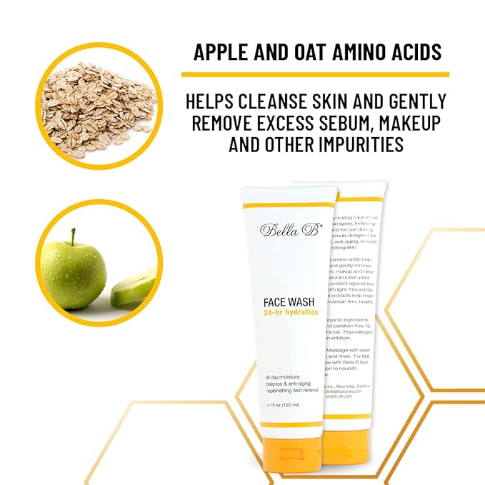 Bella B Bundle - Face Wash 4.1oz and Face Lotion 3.4oz