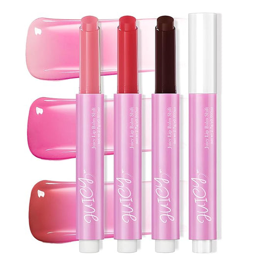 DAGEDA 3PCS Tinted Lip Balm, Moisturizing Non-Greasy,