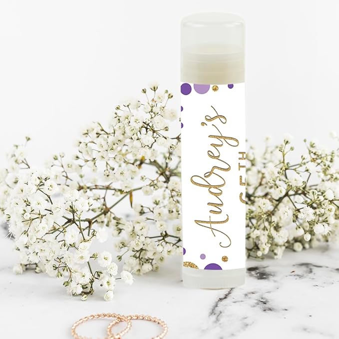 Andaz Press Personalized Milestone Birthday Party Glitter