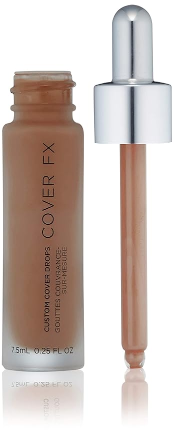 COVER FX Custom Cover Drops, Multi-Use Shade-Adjusting Liquid Deep 3