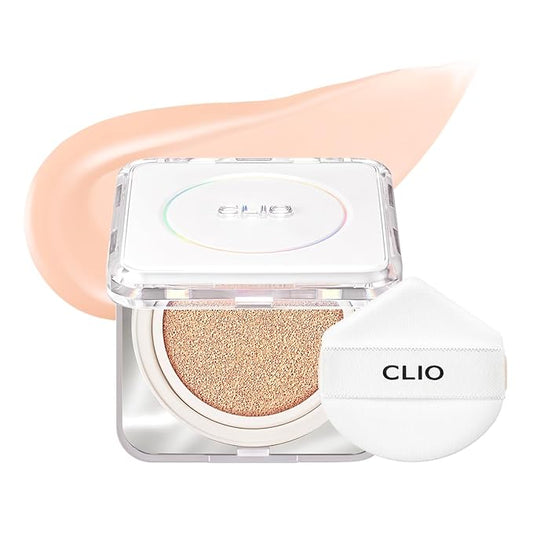 CLIO Kill Cover Founwear Cushion The Original – 20 Shades, Buildable Light to Medium Coverage, Natural Finish, Korean Makeup Foundation, Long-Lasting Skin Fit, 21C LINGERIE