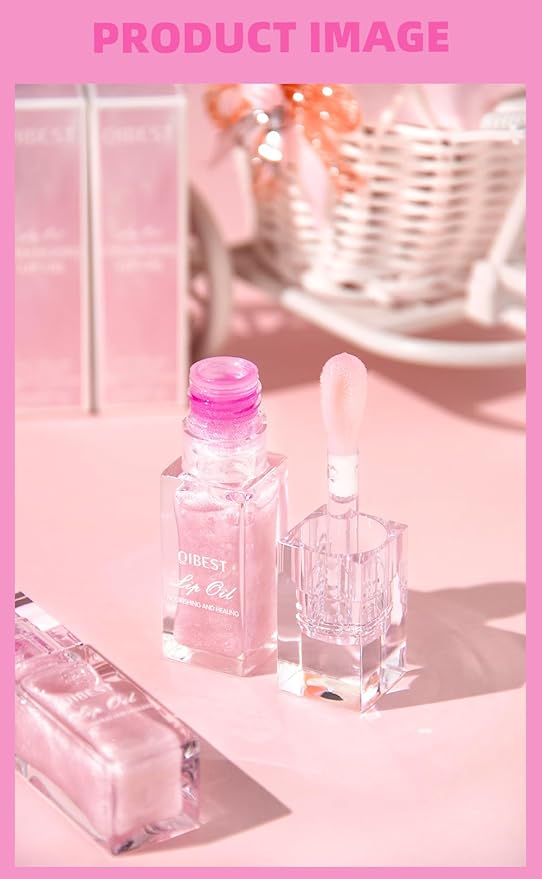 Cosmetics Color Changing Lip Oil V2, Magic Color Changing Lip Oil Cosmetics, Plumping Lip Oil Moisturizing Lip Gloss, Long Lasting Lip Glow Oil Non-sticky Warm Change Glitter Lip Tint (Pack of 1)