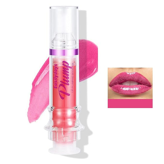 Lip Gloss Plumper Glossy Lip Lipstick, Lifter Gloss, Hydrating, Volumizes, High-Shine, Lip Plumping Lip Glass Mirror Lip Glaze Lip Makeup, Plump And Pout Lip Plumper for Women Girls