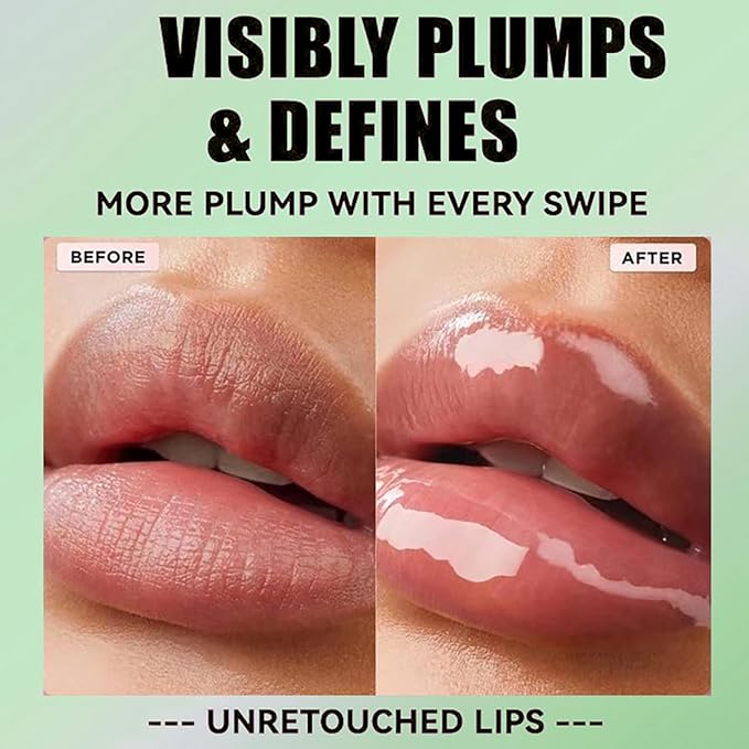 4 Colors Lip Oil Lip Glaze, Hydrating Lip Glow Oil Big Brush Head Shiny Moisturizing Lip Gloss, Long Lasting Non-sticky Fresh Transparent Tinted Plumping Lip Oil- Set A