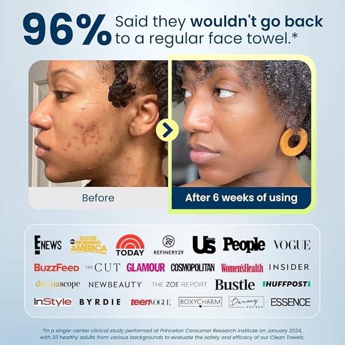 Clean Skin Club Clean Towels XL™ Supreme, 100%