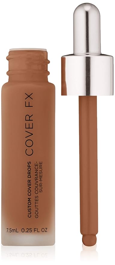 COVER FX Custom Cover Drops, Multi-Use Shade-Adjusting Liquid Deep 3