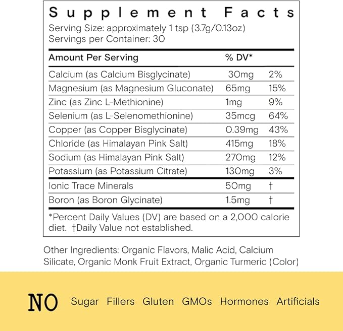 Moon Juice - Mini Dew Electrolytes Powder - Pomelo Grapefruit (30 Servings) - 2in1 Electrolytes & Minerals - Hydration Powder - Magnesium, Calcium, Potassium & Pink Salt - Sugar Free, Vegan, Non GMO