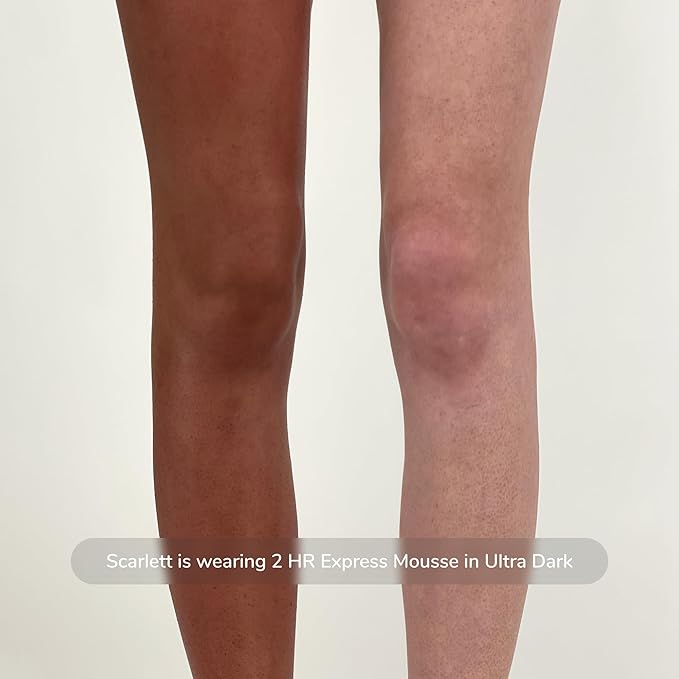 Loving Tan 2 HR Express Mousse, Ultra Dark- Streak Free, Natural looking, Professional Strength Sunless Tanner - Up to 5 Self Tan Applications per Bottle, Cruelty Free, Naturally Derived DHA - 4 FL Oz