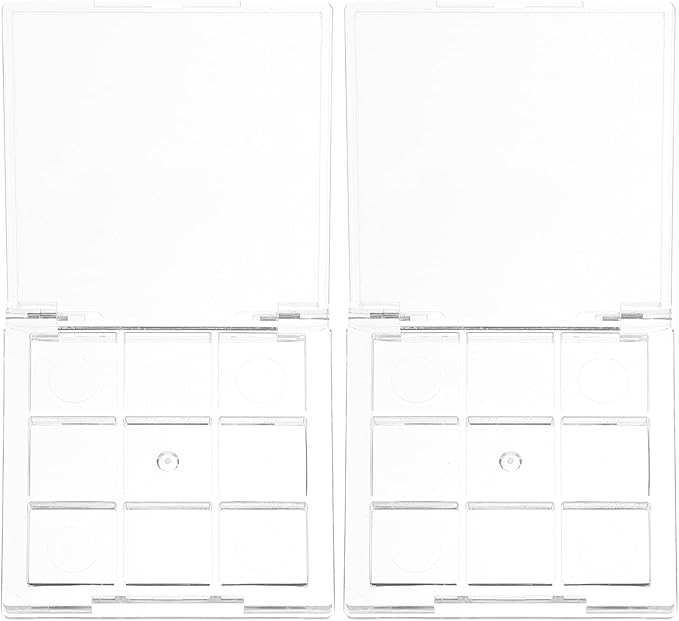 2pcs Empty Lipstick Palette Clear Lipstick Case Mini